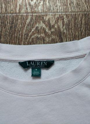 Бежевый женский свитшот худи футболка polo ralph lauren размер s-m3 фото