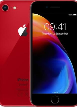 Смартфон apple iphone 8 64gb product red, гарантія 12 міс. refurbished