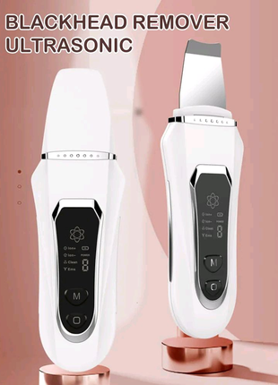 Ультразвуковий скрабер для обличчя ultrasonic facial beauty devic4 фото