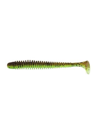 Силікон keitech swing impact 3" (10 шт/упак) ц:401 greenpumpkinpp shad