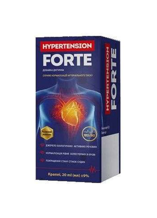 Hypertension forte (гіпертенсіон форте) - краплі від гіпертонії