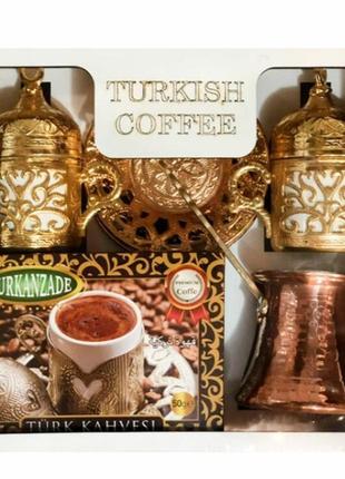 Подарунковий набір турка furkanzade turkish cofee турецький у пад