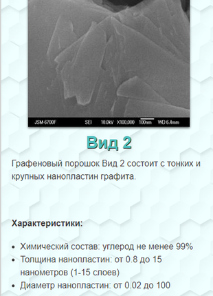 Грефенові нанопластинки графену 2g багатокровий графен нанопоро13 фото