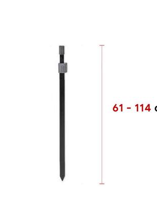 Телескопічна посилена стійка cz black power bankstick 61-114 cm