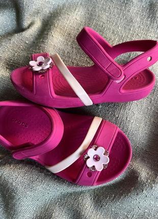 Босоножки сандали crocs оригинал с7 наш 22/23