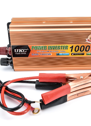 Ukc 1000w преобразователь тока от 12в до 220в ukc 1000w преобразо