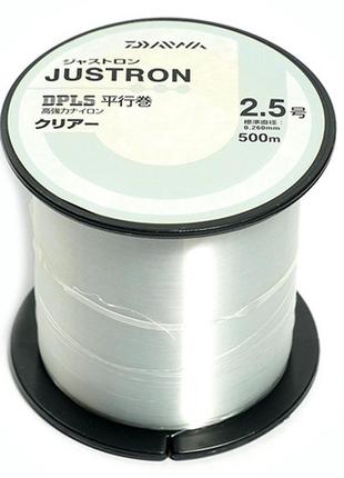 Леска daiwa justron dpls с 500m 0.26mm 4,53kg