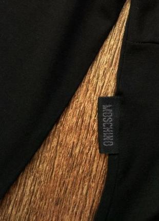 Черный женский джемпер свитер гольф свитшот худи футболка moschino размер xs-s4 фото