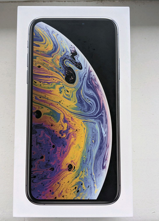 Iphone xs silver 256 коробка упаковка box