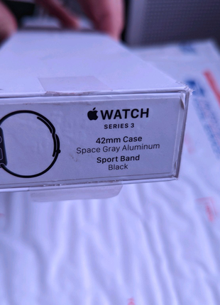 Коробка apple watch 3 42 mm save gray