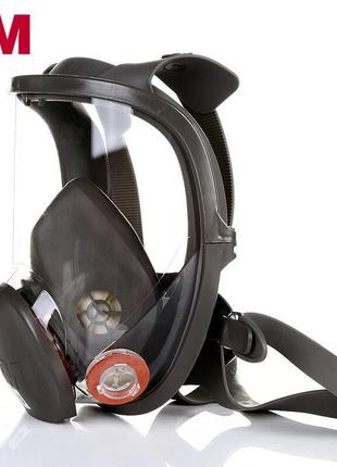 Респіратор 3m 6800. оригінальна повнолицева маска 3m 6800 (сша)