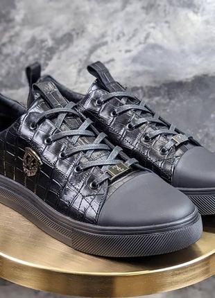 Кросівки billionaire. чоловічі кросівки з натуральної шкіри