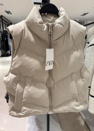 Жилетка zara 🔥🔥sale🔥🔥безрукавка2 фото