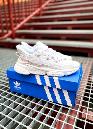 💥adidas ozweego white leather💥1 фото