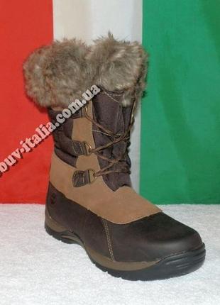 Черевики жіночі зимові шкіряні timberland blizzard bliss оригінал1 фото