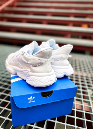 💥adidas ozweego white leather💥3 фото