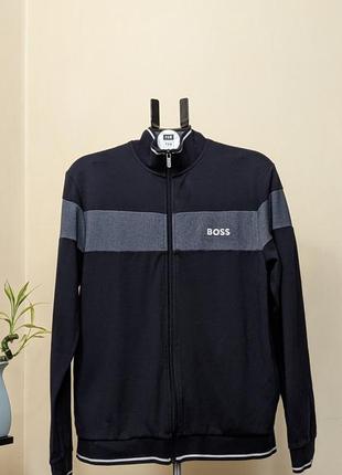 Full zip кофта, олимпийка, худи hugo boss размер м-л оригинал