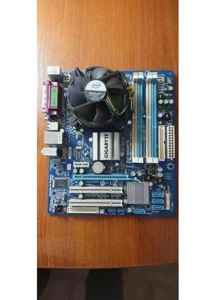 Комплект gigabyte ga-g41m combo rev 1.3 + intel q9450 2.66 ghz