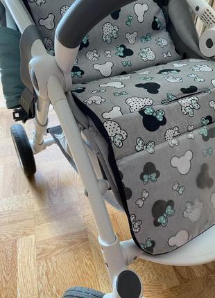 Дитяча прогулянкова коляска easygo minima plus basil3 фото