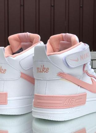 Жіночі зимові кросівки nike air force 1 shadow3 фото