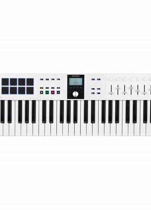 Arturia keylab essential 49 mk3 (white) - миди клавиатура