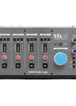 Solid state logic ssl12 usb audio interface — звукова карта!