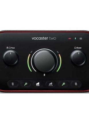 Focusrite vocaster two — аудіоінтерфейс