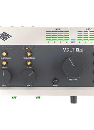 Universal audio volt 476 — аудіоінтерфейс 4 входи/4 виходи usb 2.