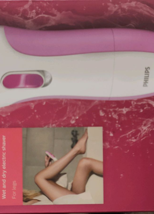 Жіноча бритва епілятор philips satin shave hp 6341