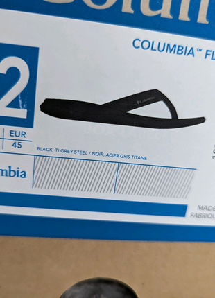 Чоловічі в'єтнамки шльопанці columbia men's flip flop 45 розмір2 фото