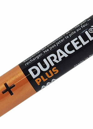 Батарейка duracell plus aaa 1,5v батарейка lr03 03/2021 пальчиков