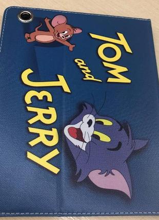 Книжка накладка tom and jerry ipad 2/3/4 айпад чохол том і джері