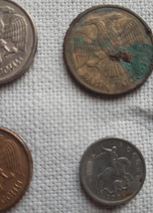 Монети росії.4 шт.1 фото