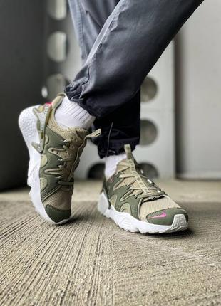 Кроссовки nike air huarache craft"khaki"7 фото