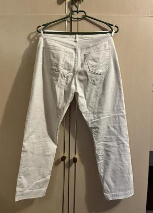 Белые брюки / белые брюки / белые джинсы5 фото
