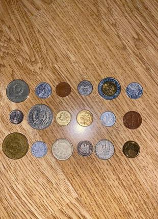 Продам старі монети з різних країн2 фото