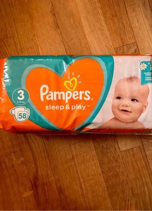 Памперси pampers 3-ка