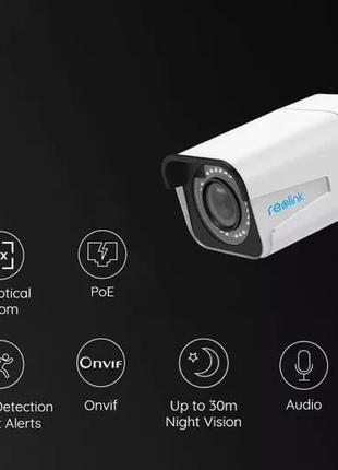 Reolink rlc-511 /511w ip-camera 5mp poe/wifi 2,4 g/5g micro sd 4x