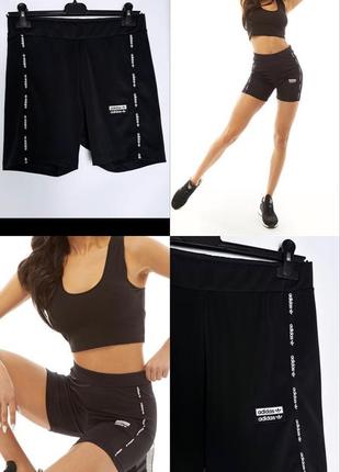 Спортивные шорты lace adidas с лампасами велосипедки шортики лого адидас