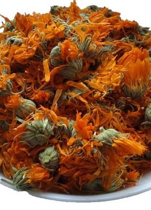 Нагідки квіти сушені calendula officinalis 5 кг