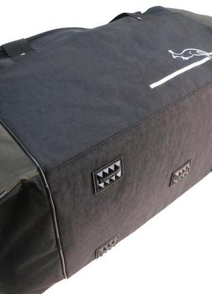 Дорожня сумка wallaby, україна 59 л чорна з хакі5 фото
