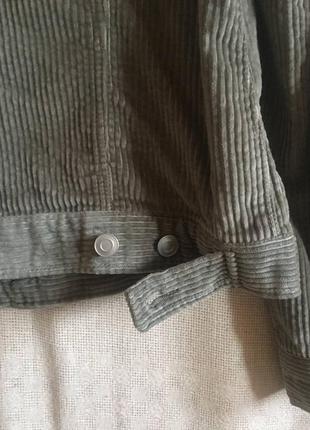 Вельветовая короткая куртка пиджак деним5 фото