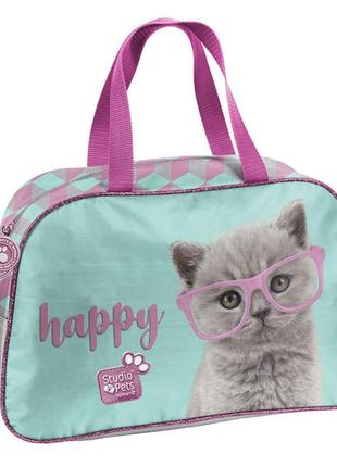 Спортивна сумка для дівчинки з кошеням 13l paso ptf-074