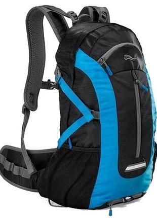 Рюкзак спортивний з дощовиком crivit 25l чорний