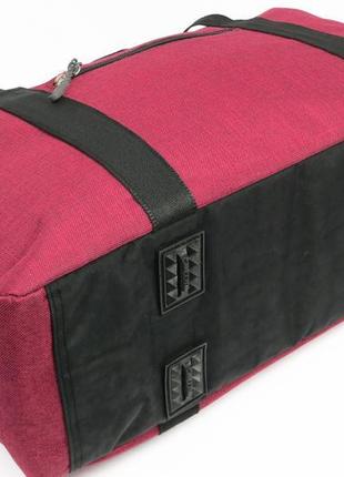 Дорожная сумка wallaby, 2550 burgundy 21 л, бордовый8 фото