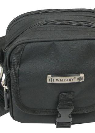 Компактна сумка через плече wallaby 3161 чорна3 фото