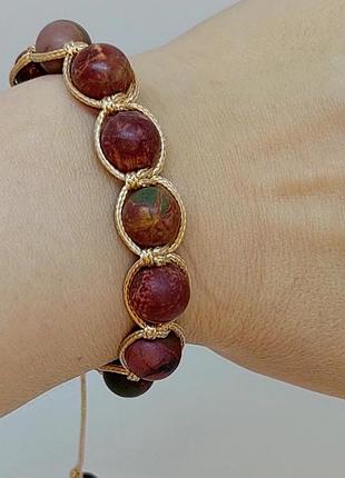 Браслет "яшма пикассо"