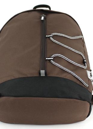 Молодіжний міський рюкзак 21l wallaby 124-1 коричневий2 фото
