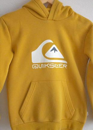 Худи мальчишка горчичное оригинал quiksilver2 фото