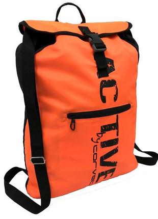 Спортивний рюкзак-мішок 13l corvet, bp2126-98 помаранчевий1 фото